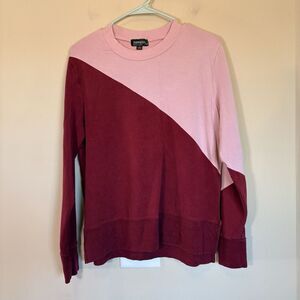 Summersalt Womens Medium Pink/Mauve Softest‎ French Terry Sweatshirt Pullover